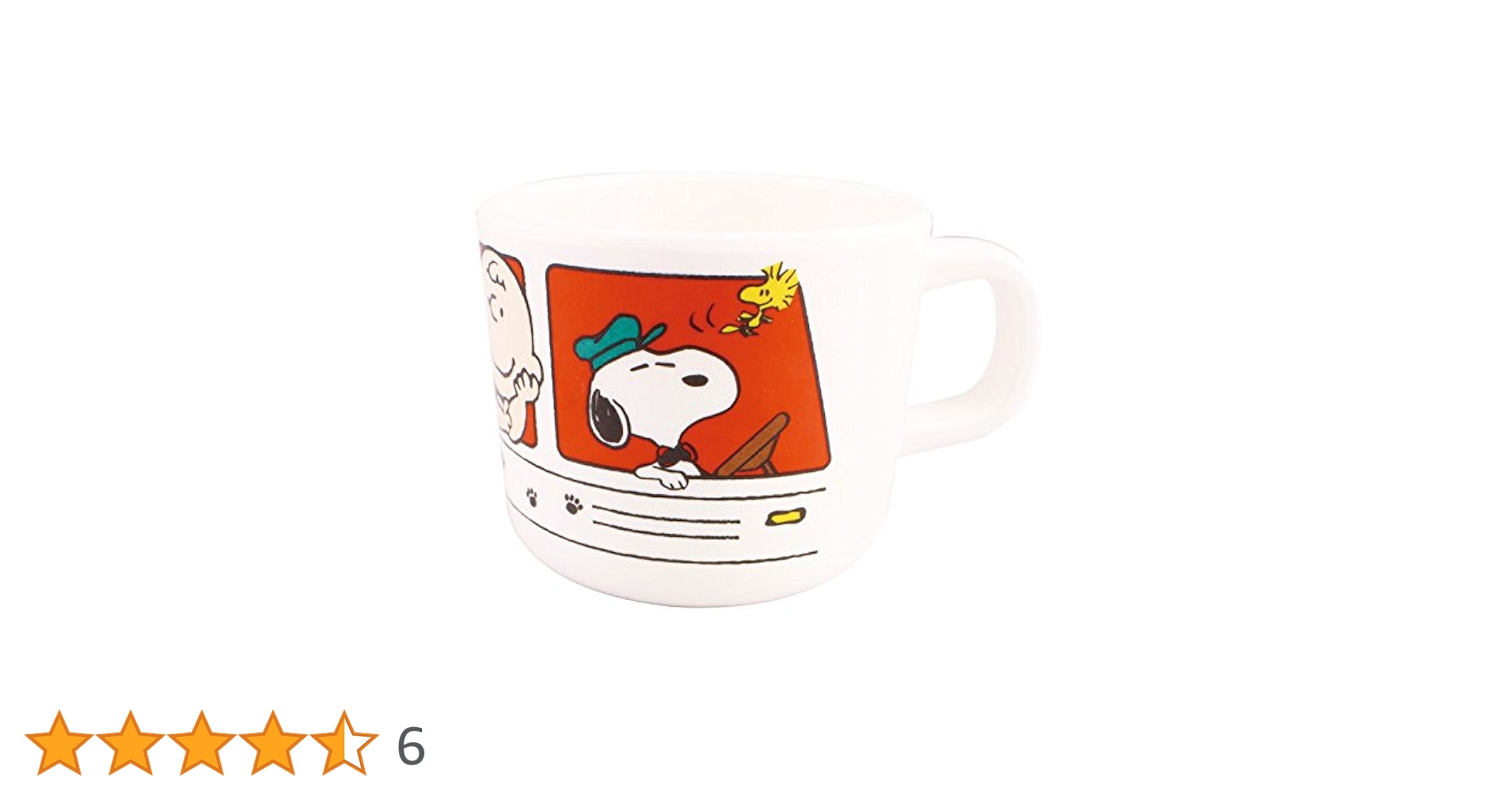 Amazon｜大西賢製販 PEANUTS スヌーピー メラミン マグ レッド SNOOPY